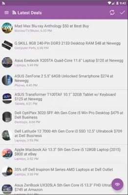 Tech Deals android App screenshot 1